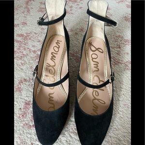 Sam Edelman black suede heels